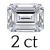 2 carat (5*10 mm)