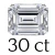 30 carat (16*18 mm)
