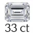 33 carat (16*20 mm)