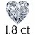 1.8 carat (8 mm)