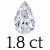 1.8 carat (7*9 mm)