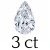 3 carat (8*10 mm)