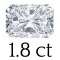 1.8 carat (6*8 mm) 