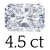 4.5 carat (8.5*10.5 mm)