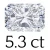 5.3 carat (9*11 mm)