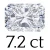 7.2 carat (10*12 mm)