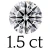 1.5 carat (7.5 mm)