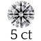 5 carat (11 mm) 