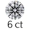 6 carat (12 mm) 