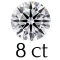 8 carat (13 mm) 