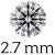 0.08 carat (2.7 mm)