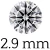 0.09 carat (2.9 mm)