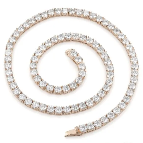 Lumina - Moissanite Tennis Chain Necklace