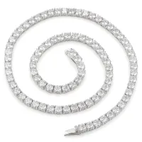 Lumina - Moissanite Tennis Chain Necklace