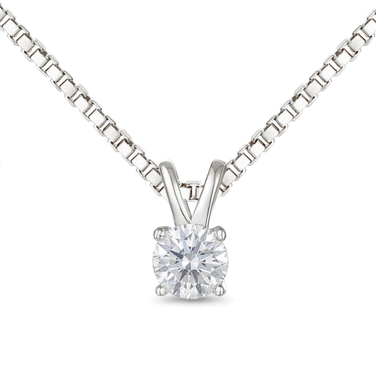 Terra - Solitaire Moissanite Pendant