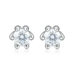 Zephyra - Elegant Screwback Moissanite Stud Earrings Zephyra - Elegant Screwback Moissanite Stud Earrings