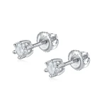 Zephyra - Elegant Screwback Moissanite Stud Earrings Zephyra - Elegant Screwback Moissanite Stud Earrings
