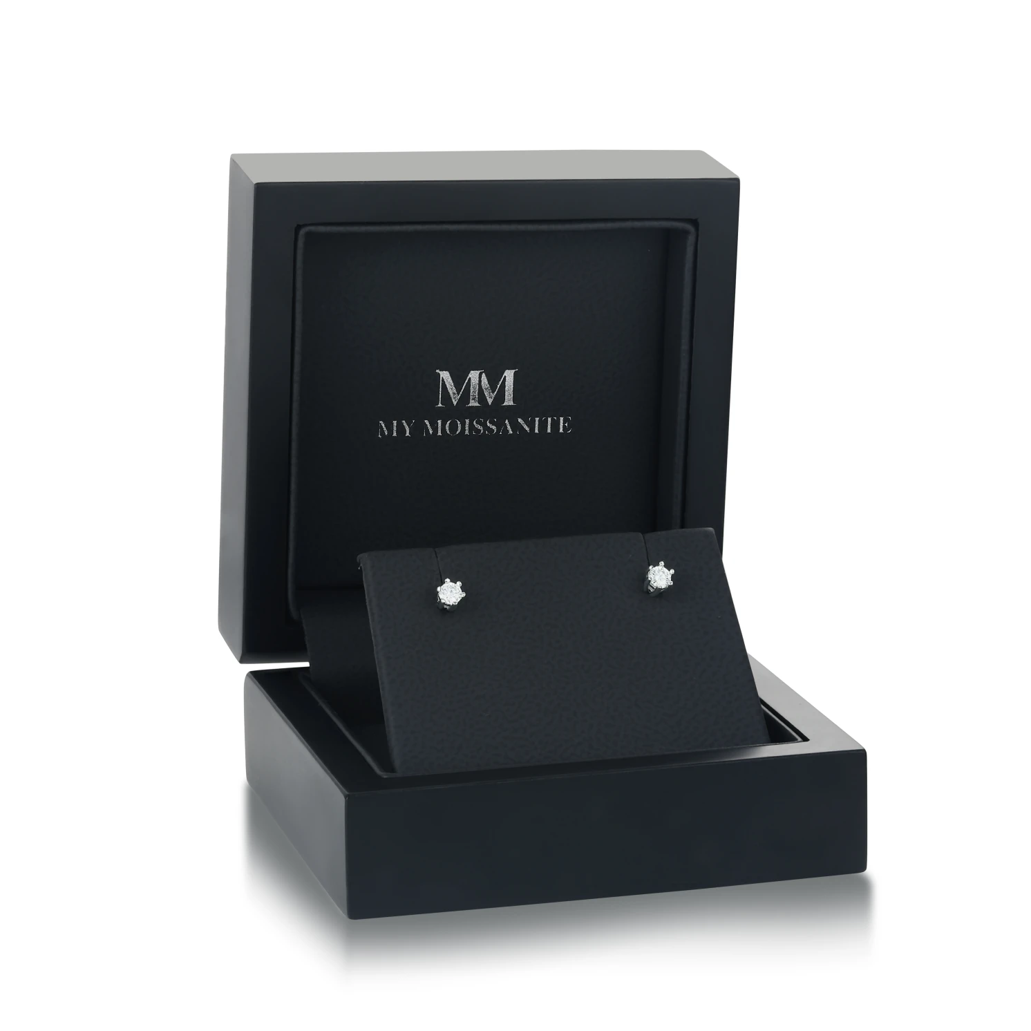 Zephyra - Elegant Screwback Moissanite Stud Earrings Zephyra - Elegant Screwback Moissanite Stud Earrings