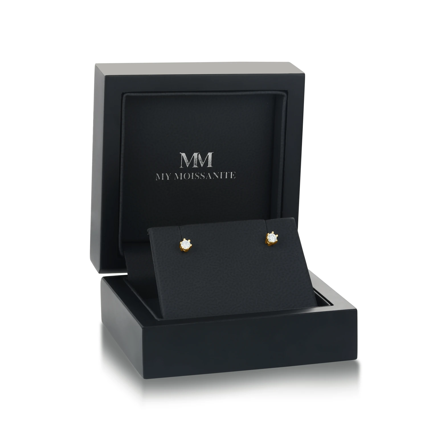 Zephyra - Elegant Screwback Moissanite Stud Earrings Zephyra - Elegant Screwback Moissanite Stud Earrings