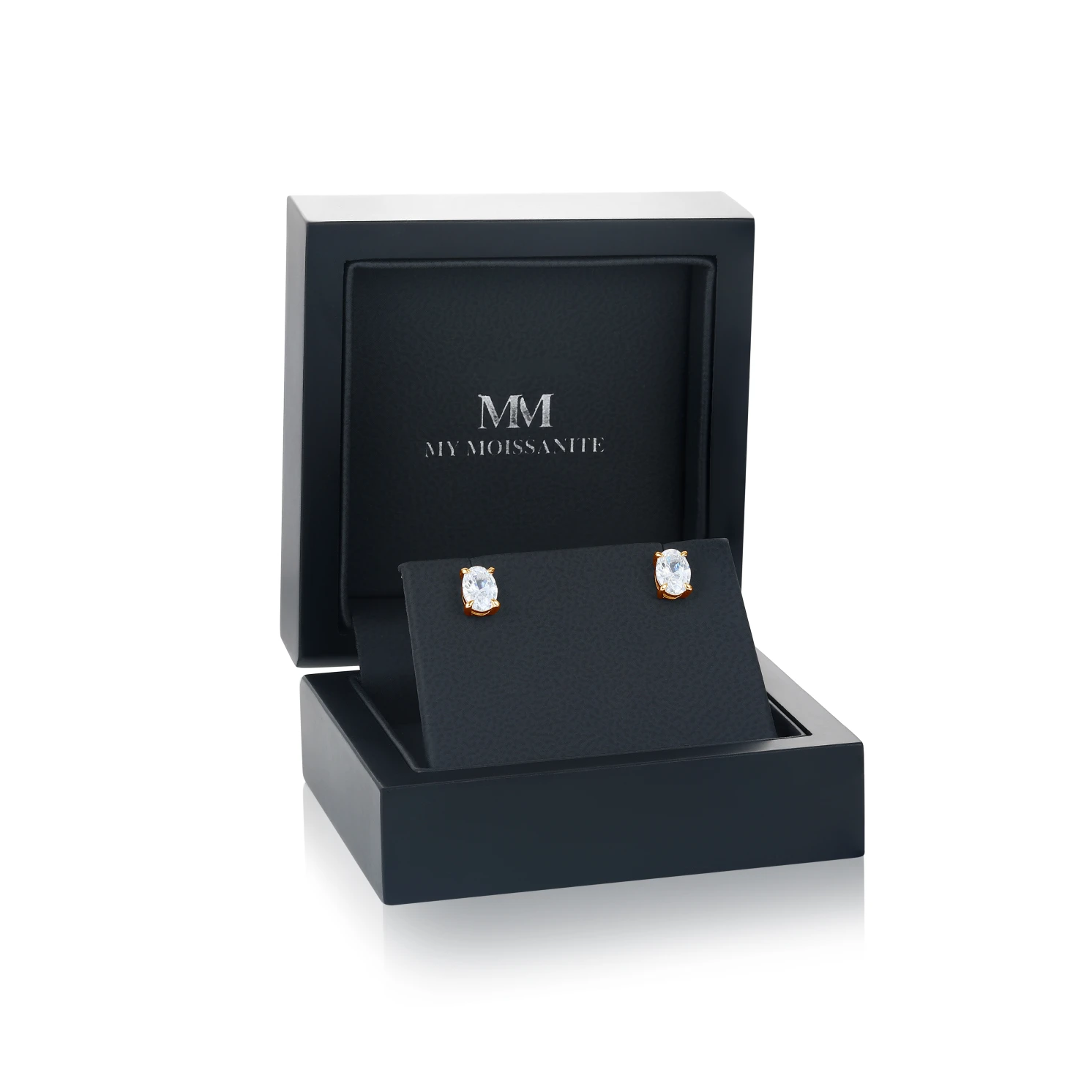 Ovalis – Oval Moissanite Stud Earrings Ovalis – Oval Moissanite Stud Earrings