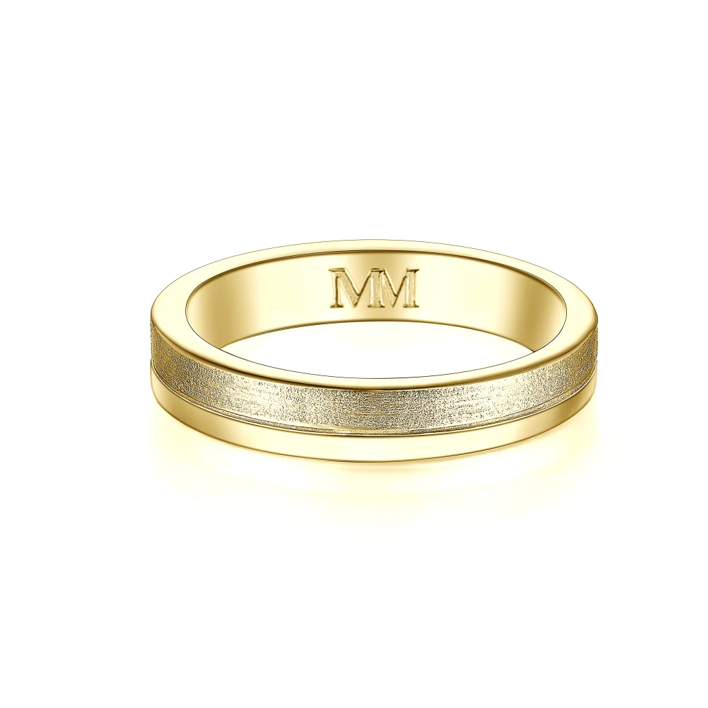 Fortis - Brushed and Polished Men's Stylish Ring