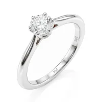 Ella - Solitaire Moissanite Engagement Ring