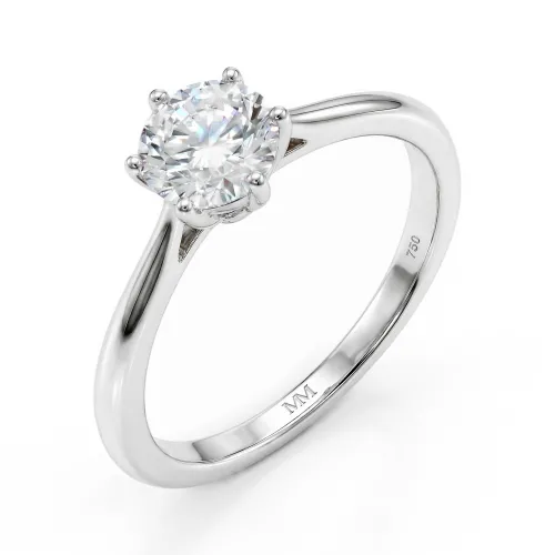 Ella - Solitaire Moissanite Engagement Ring