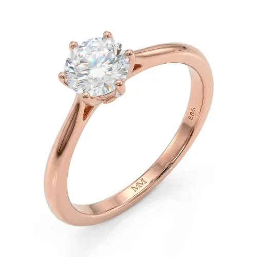 Ella - Solitaire Moissanite Engagement Ring