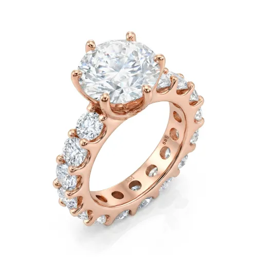 Solstice - Grand Eternity Moissanite Engagement Ring