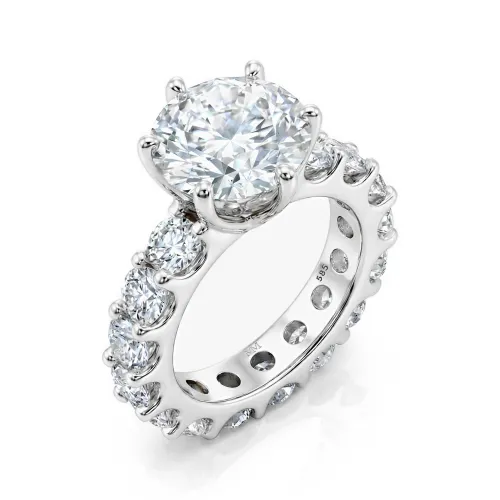 Solstice - Grand Eternity Moissanite Verlovingsring