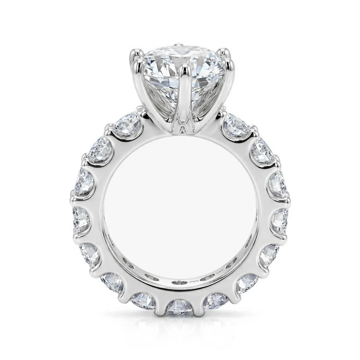 Solstice - Grand Eternity Moissanite Engagement Ring