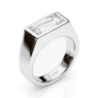 Maxton - Rectangular Moissanite Men's Ring