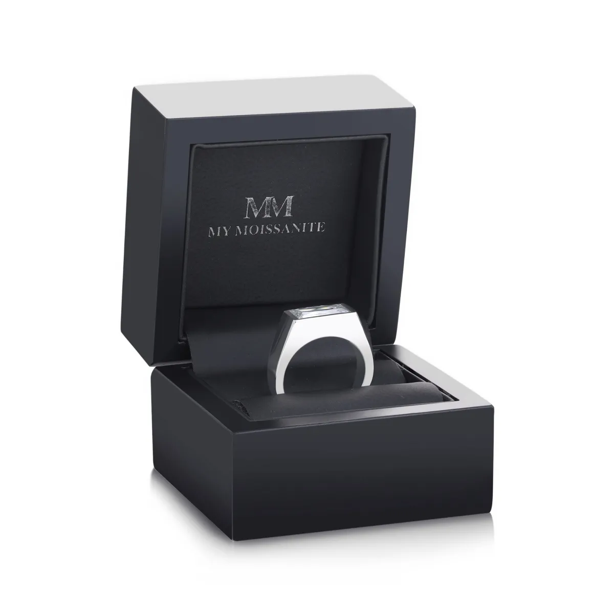 Maxton - Rectangular Moissanite Men's Ring
