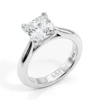 Iris – Princess Solitaire Moissanite Ring