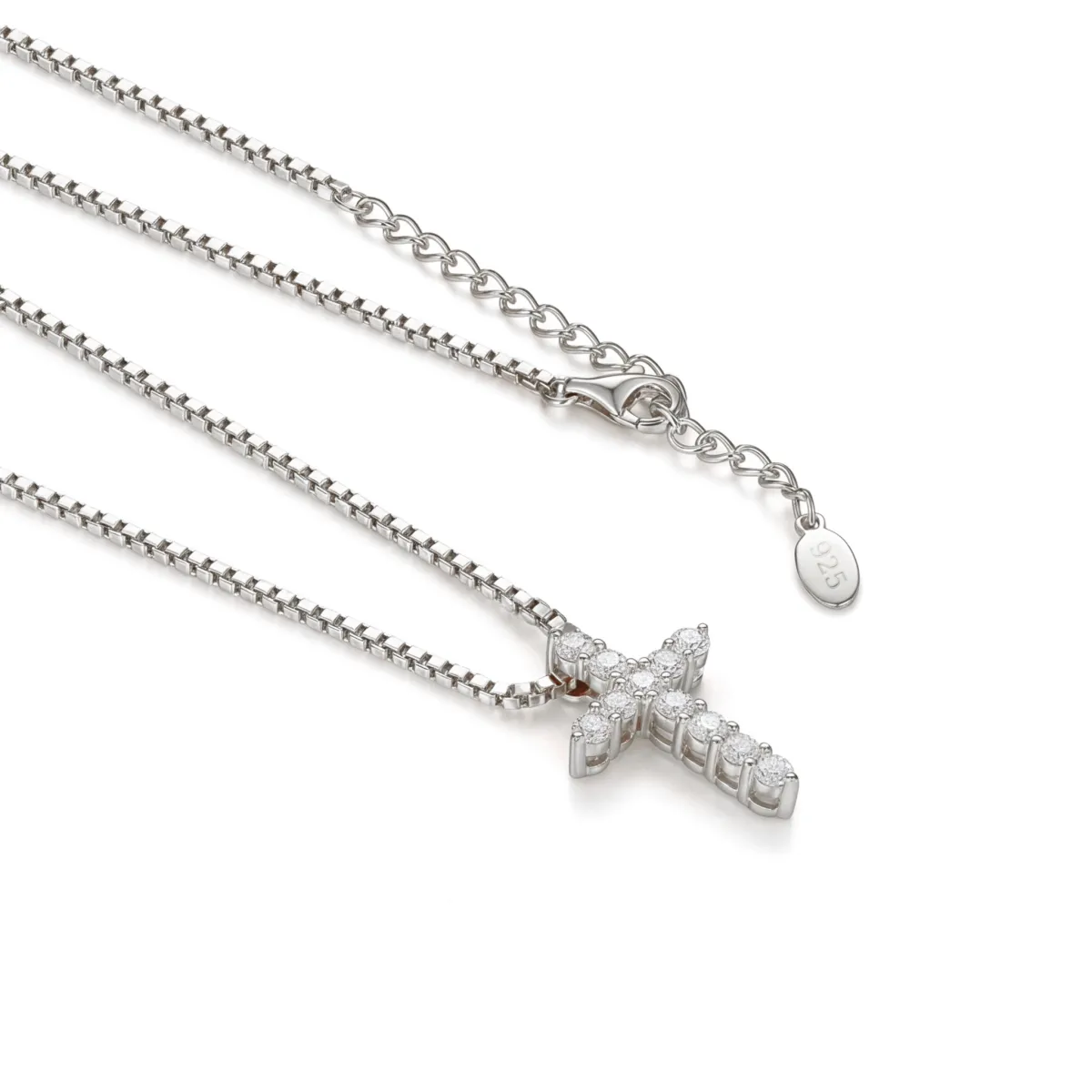 Divinity - Moissanite Cross Pendant