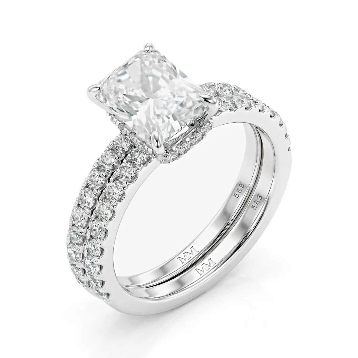 Celestial Harmony Set - Astra & Starlet Moissanite Ensemble