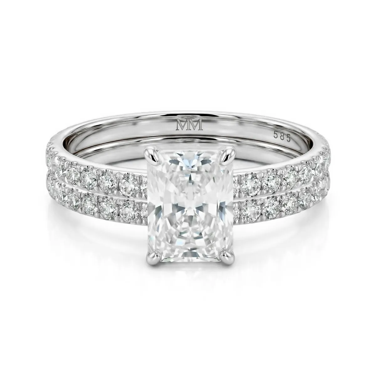 Celestial Harmony Set - Astra & Starlet Moissanite Ensemble