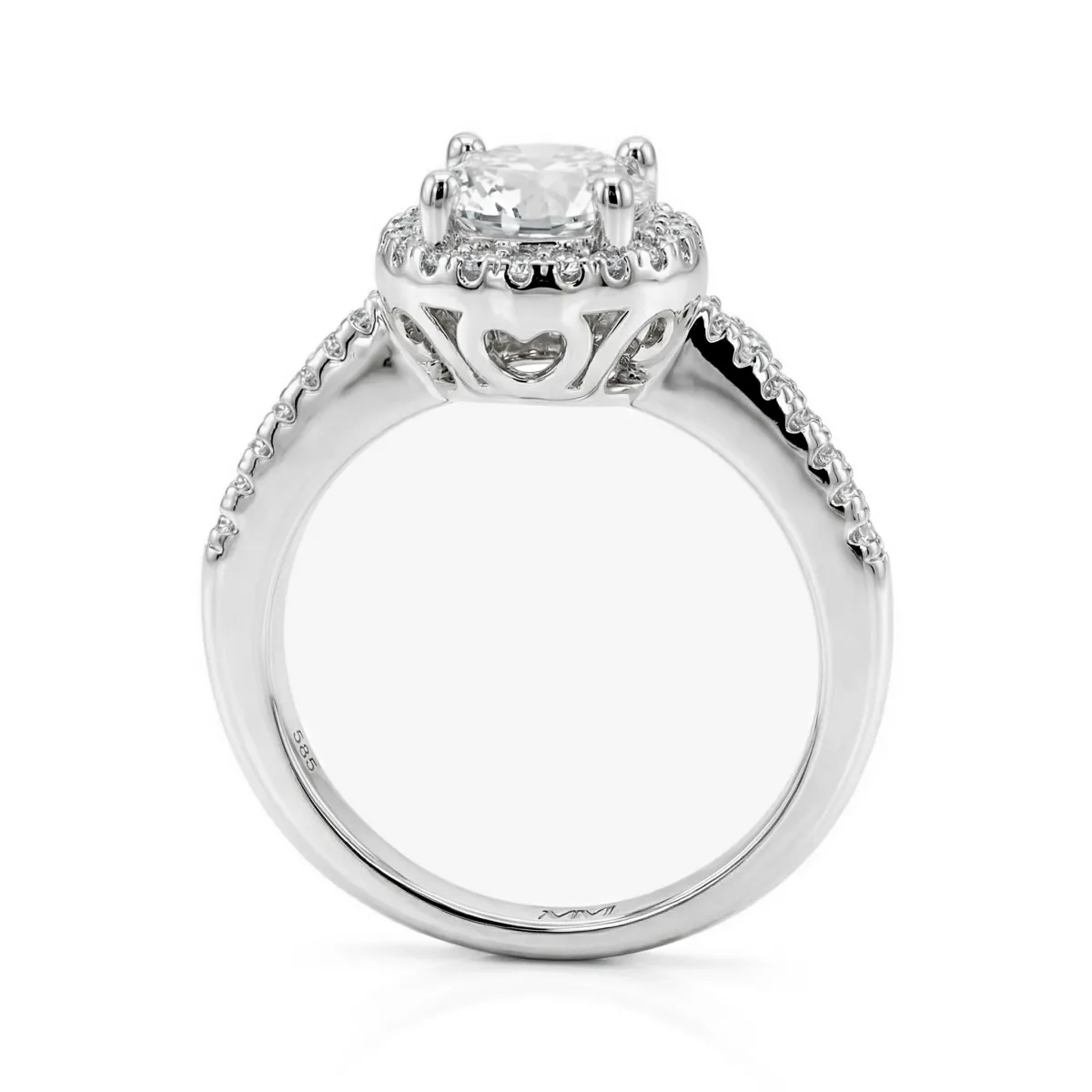 Seraphina - Moissanite Halo Engagement Ring | My Moissanite