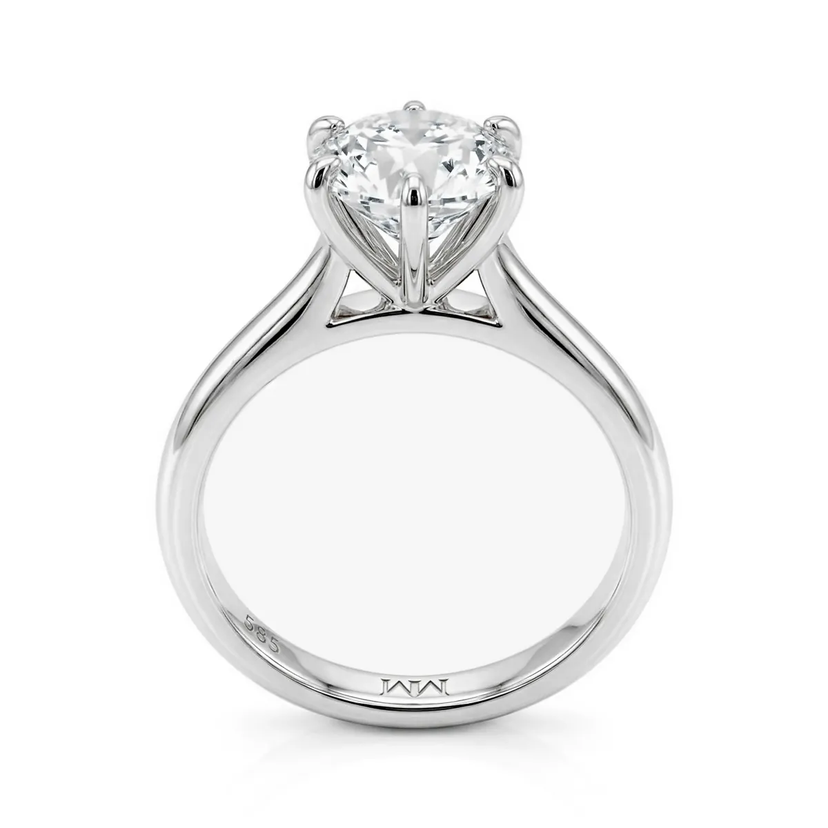 Circlique - Solitaire Moissanite Engagement Ring