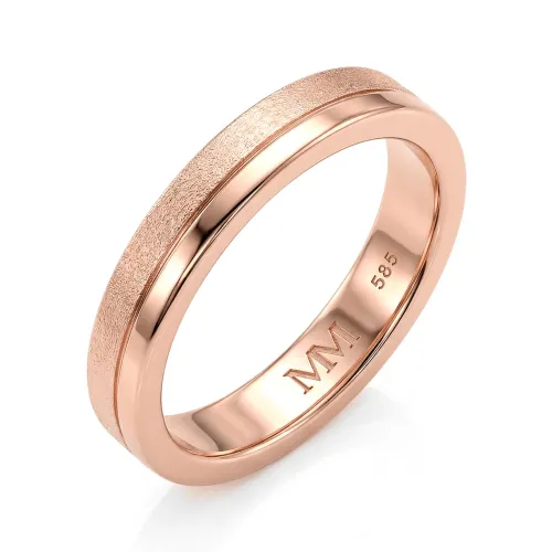 Fortis - Brushed and Polished Men's Stylish Ring