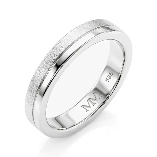 Fortis - Brushed and Polished Men's Stylish Ring