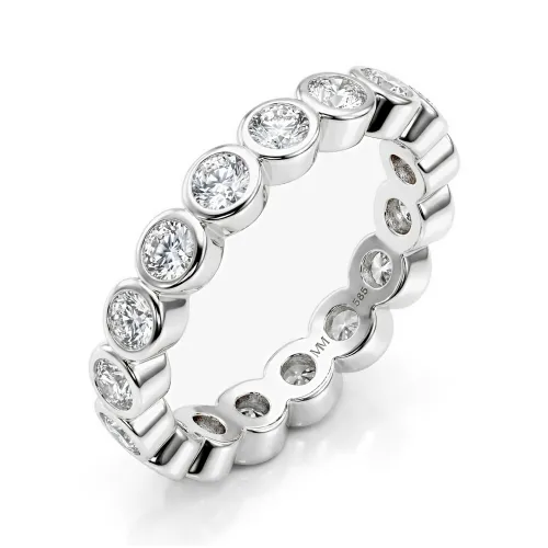 Orbella - Bezel Zet Moissanite Eternity Ring