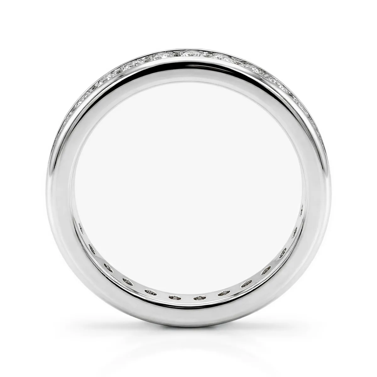 Zenora - Moissanite Eternity Ring with Channel Setting