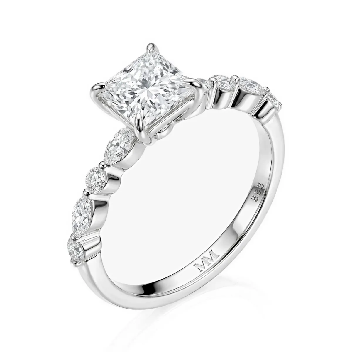 Ava - Moissanite Ring