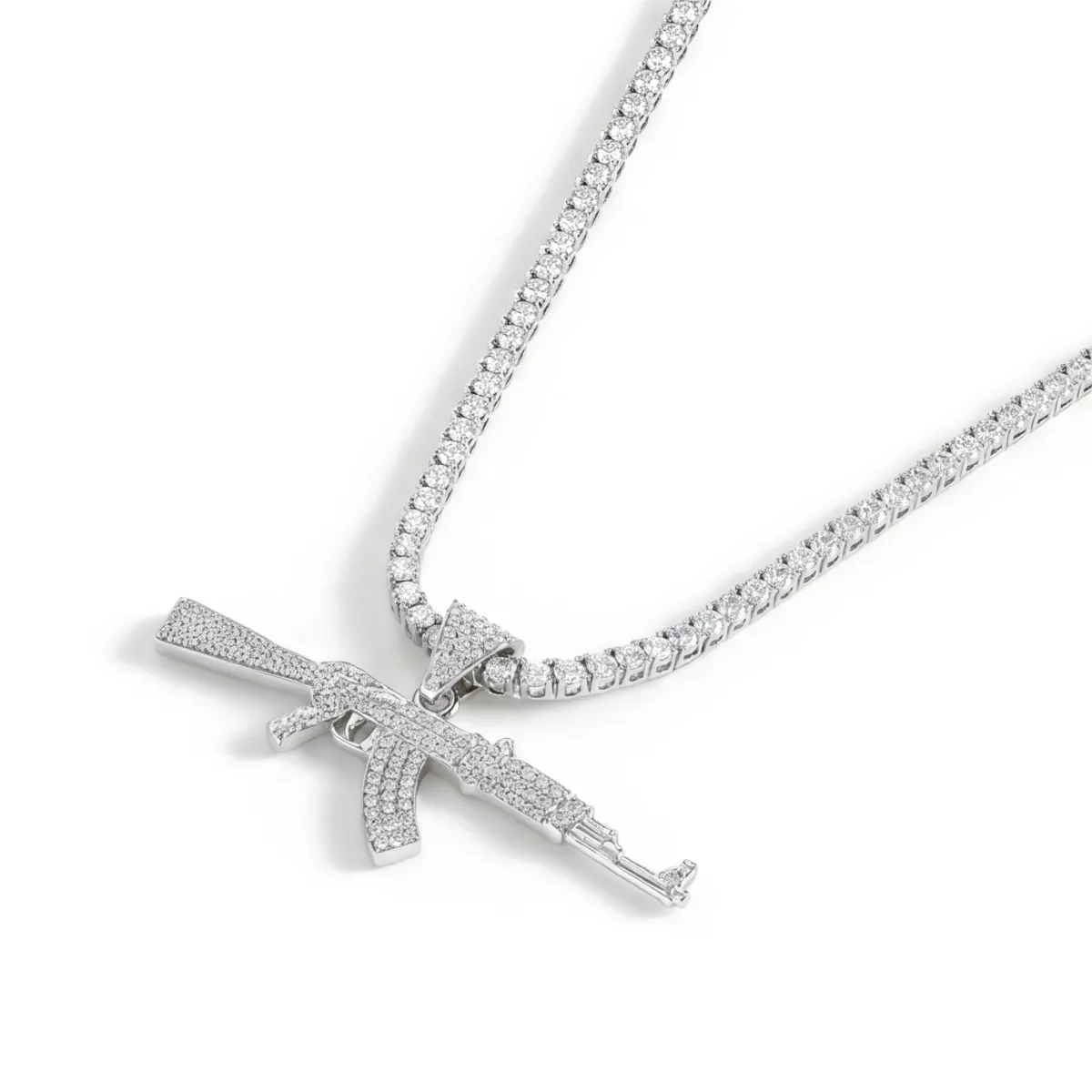 Valor - AK-47 Moissanite Pendant