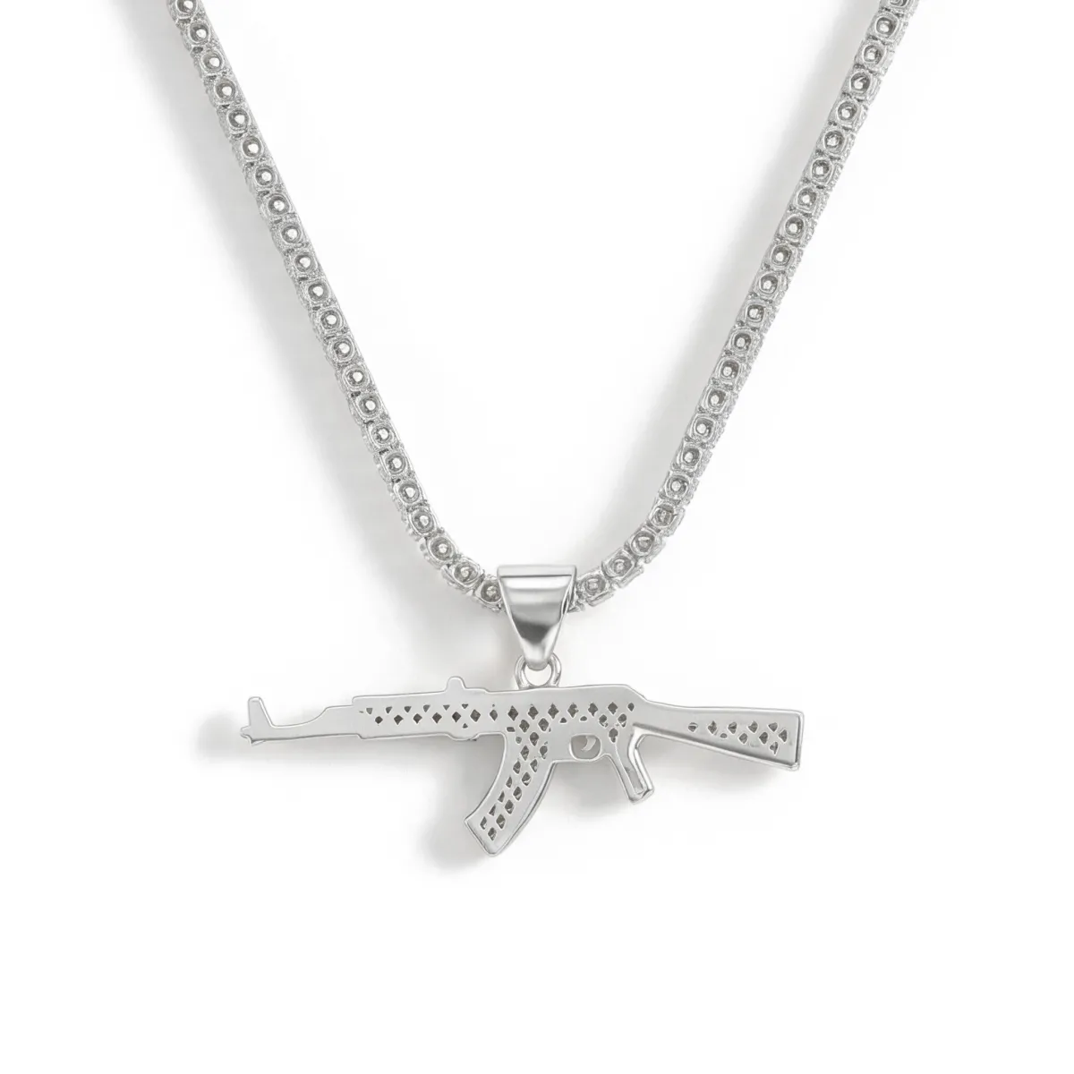 Valor - AK-47 Moissanite Pendant