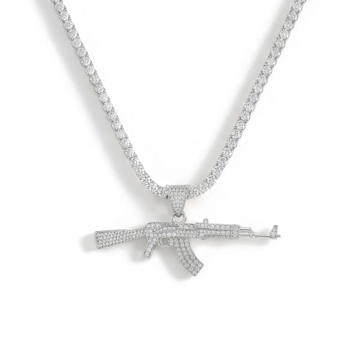 Valor - AK-47 Moissanite Pendant