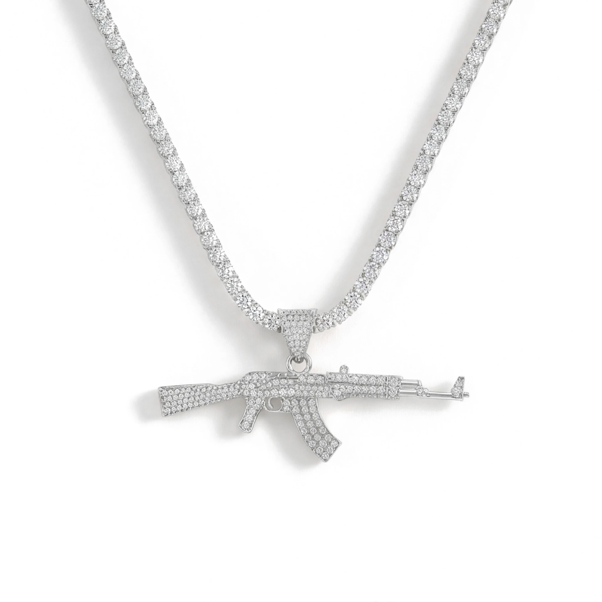 Valor - AK-47 Moissanite Pendant