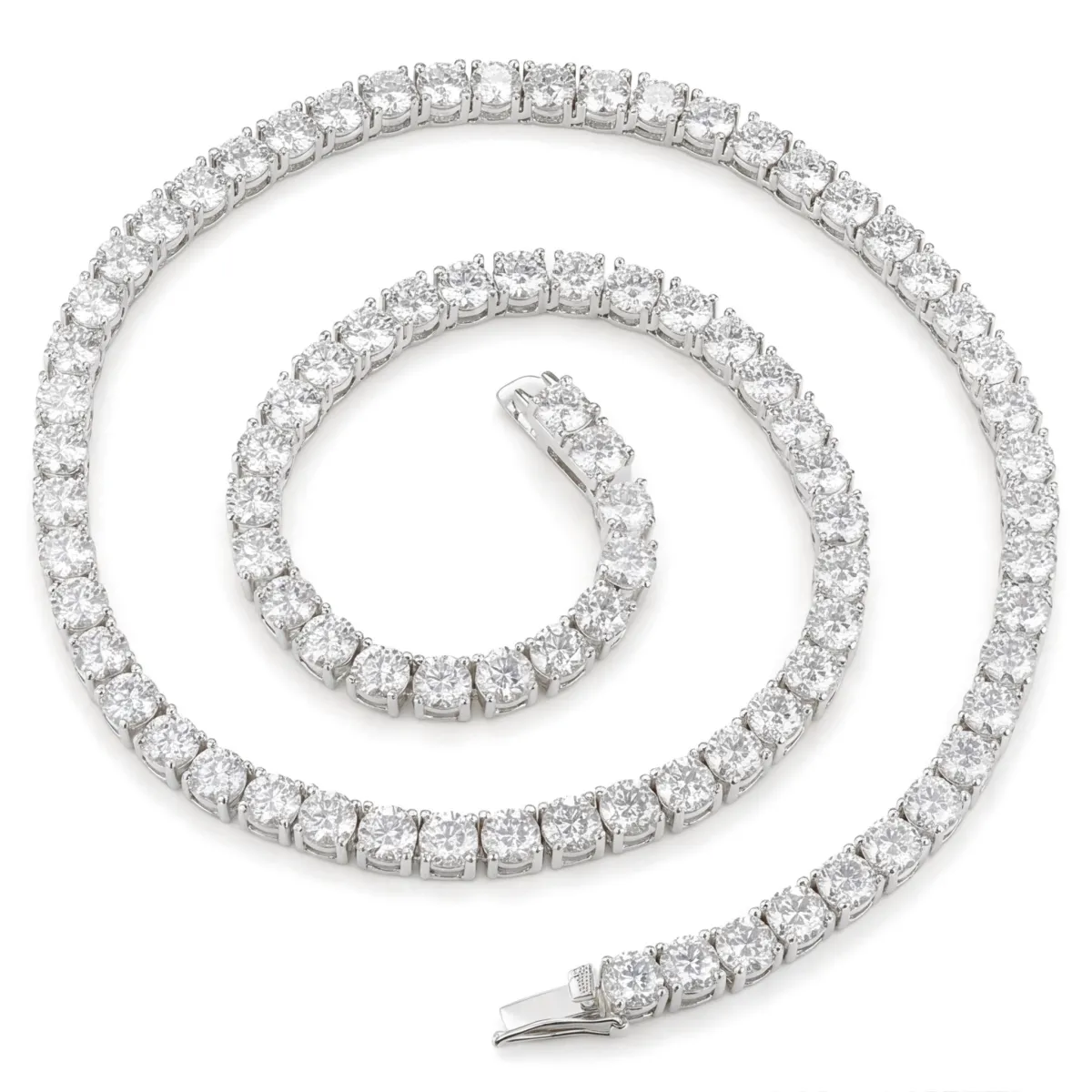 Lumina - Moissanite Tennis Chain Necklace