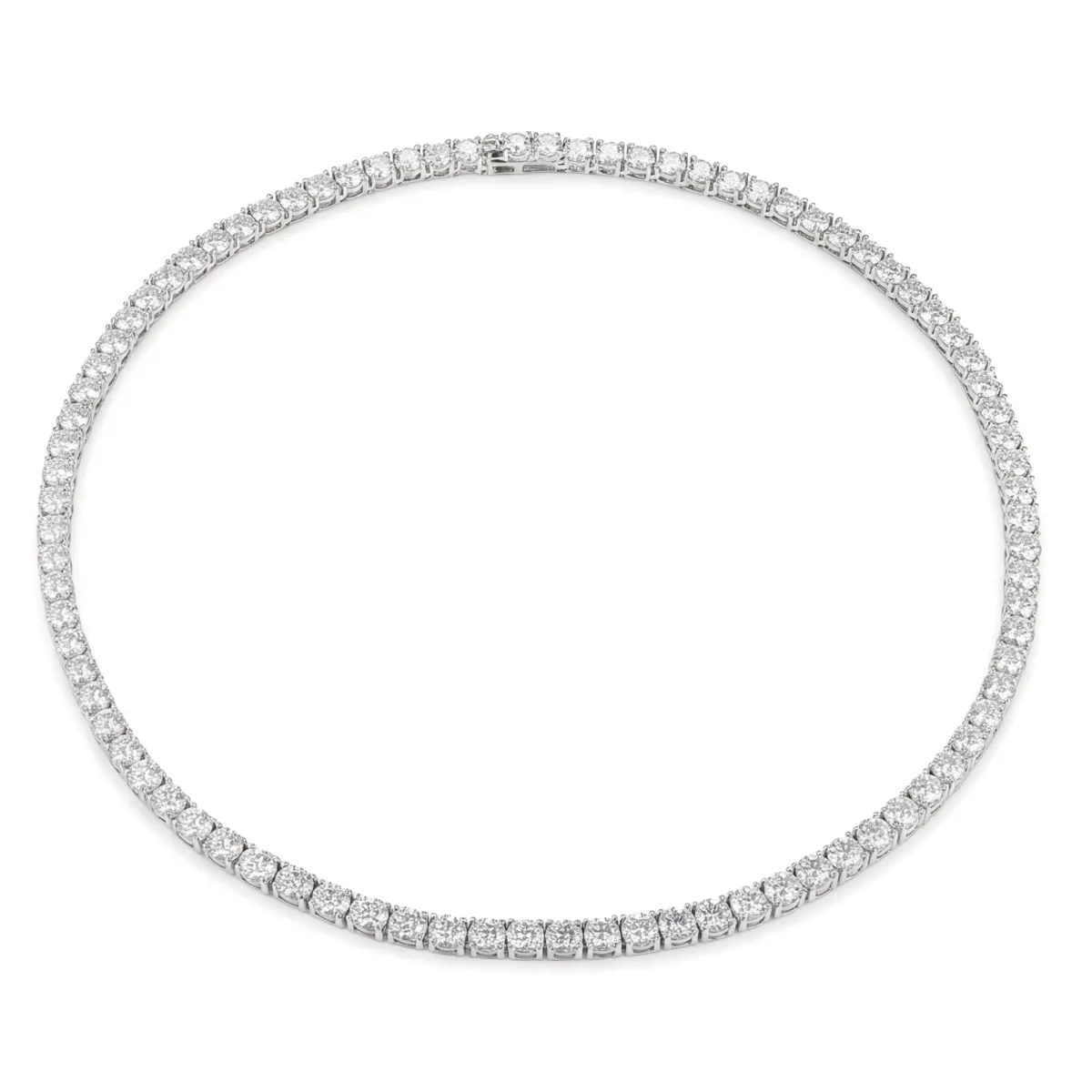 Lumina - Moissanite Tennis Chain Necklace